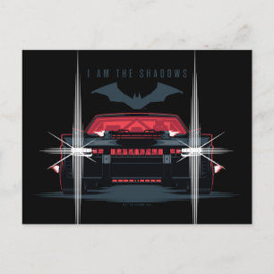Carte Postale La Batmobile de Batman - Je Suis Les Ombres