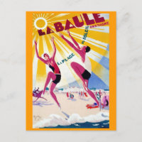 La Baule Poster de Voyage Français Vintage