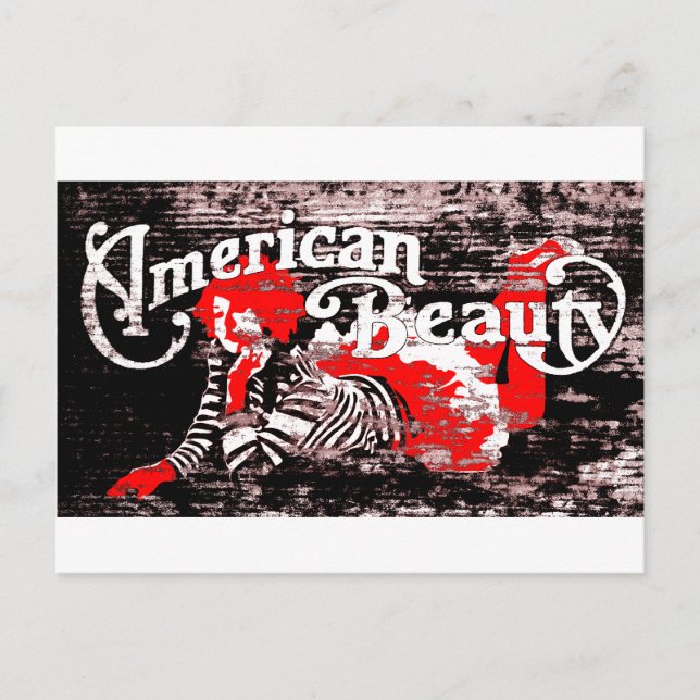 Carte Postale la beauté américaine (Devant)