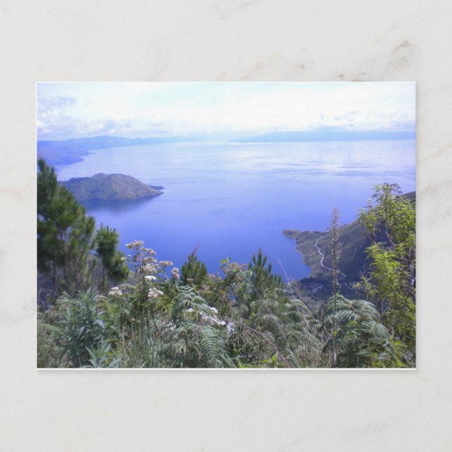 Carte Postale La beauté du lac Toba (Devant)