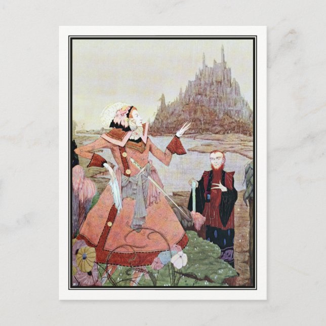 Carte Postale La beauté du sommeil by Harry Clarke (Devant)