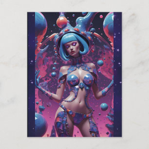 Carte Postale La beauté porte ma couronne - Art de Ken Gage