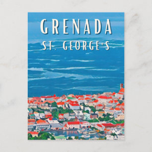 Carte Postale La beauté tropicale de Grenade à Saint George's