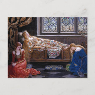 Carte Postale La Belle au Bois Dormant, vers 1921 par John Colli