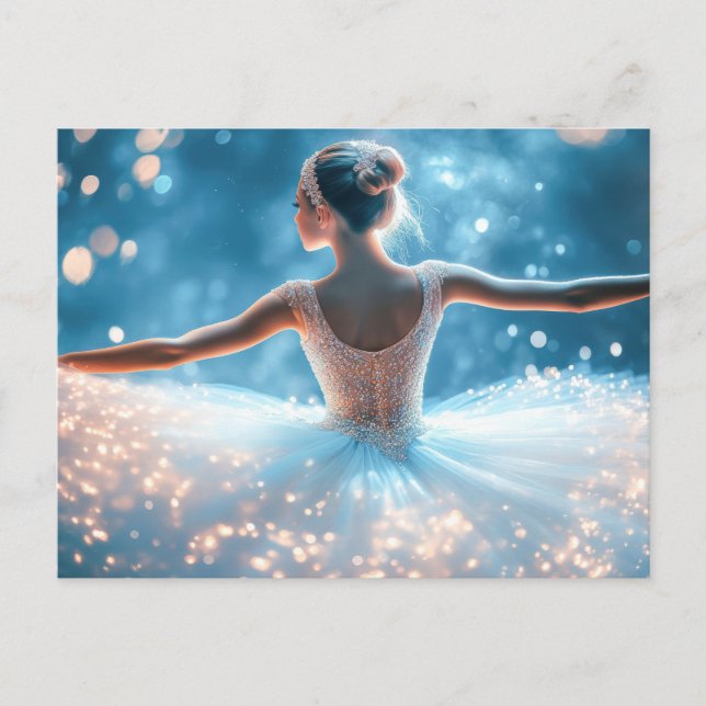 Carte Postale La Belle ballerine du Tutu (Devant)