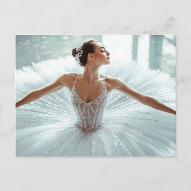 Carte Postale La Belle ballerine du Tutu (Devant)
