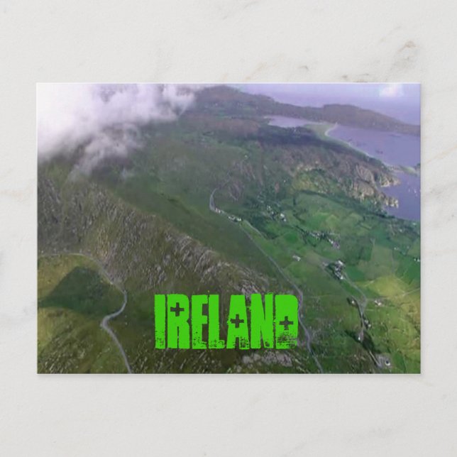 Carte Postale La Belle Côte Irlandaise (Devant)