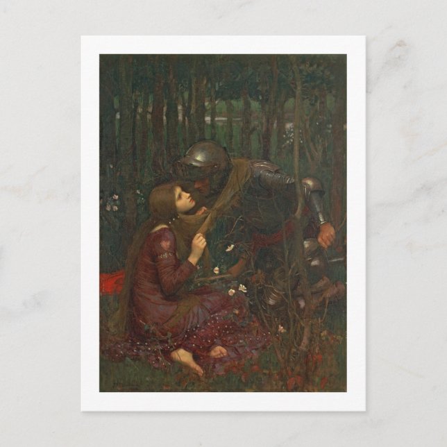 Carte Postale La Belle Dame Sans Merci, 1893 (Devant)