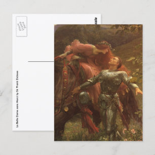 Carte Postale La Belle Dame sans Merci par Sir Frank Dicksee