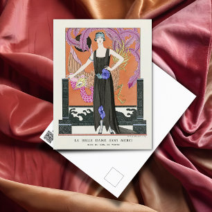 Carte Postale La Belle Dame sans Miséricorde par George Barbier