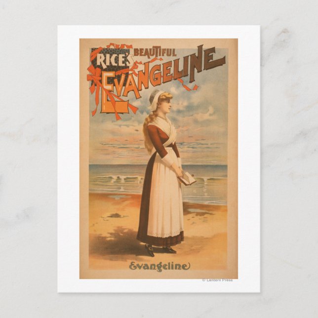 Carte Postale La belle Evangeline de Riz à Ocean (Devant)