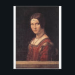 Carte Postale La Belle Ferronnière par Leonardo Da Vinci<br><div class="desc">La Belle Ferronnière par Leonardo Da Vinci vers 1490-1496</div>