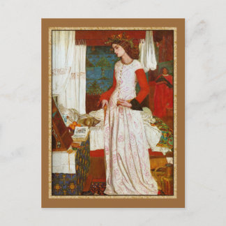 Carte Postale La Belle Iseult ~ William Morris