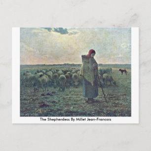 Carte Postale La Bergère De Millet (Ii), Jean-François