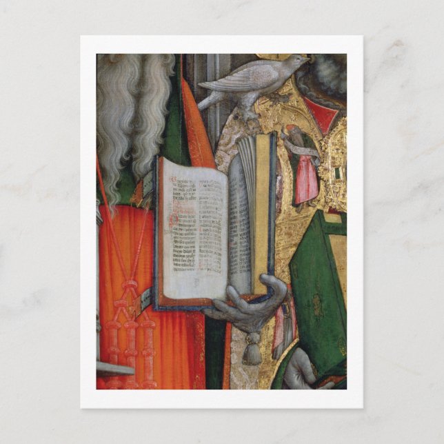 Carte Postale La Bible de Saint Jérôme et la colombe de Saint Gr (Devant)
