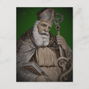 Carte Postale La Bible et le personnel de Saint Patrick