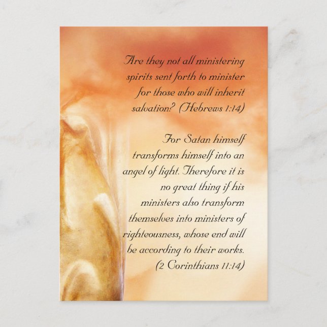 Carte Postale La Bible, les anges (Devant)