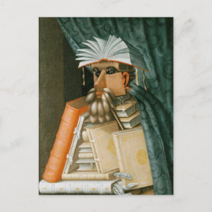Carte postale : La Bibliothécaire