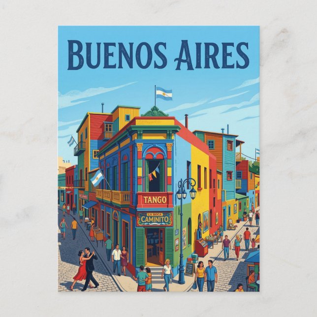 Carte Postale La Boca (Devant)