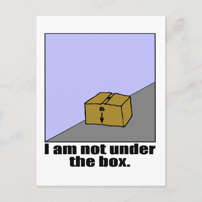 Carte Postale La boîte (Devant)