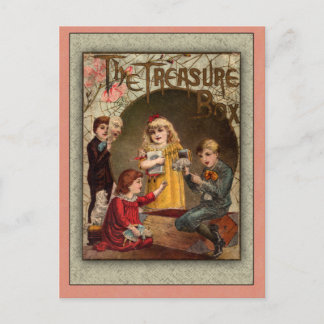 Carte Postale La boîte au trésor L'art primitif pour enfants