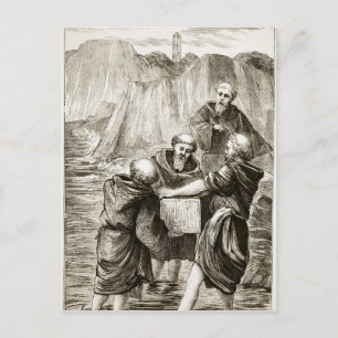 Carte Postale La boîte de St Brigit, de "The Trias Thaumaturga,