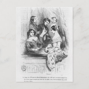 Carte Postale La boîte de théâtre Premiers Gentilhommes