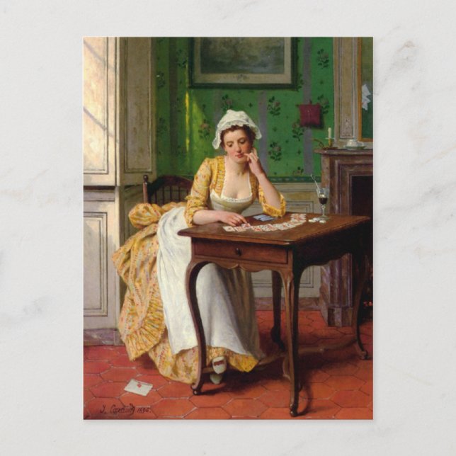 Carte Postale La bonne de la dame - Caraud (Devant)