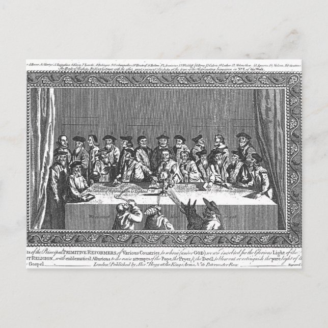 Carte Postale La bougie de la Réforme est éclairée' (Devant)