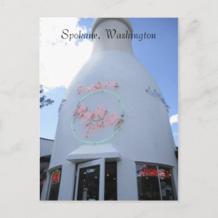 Carte Postale La bouteille de lait