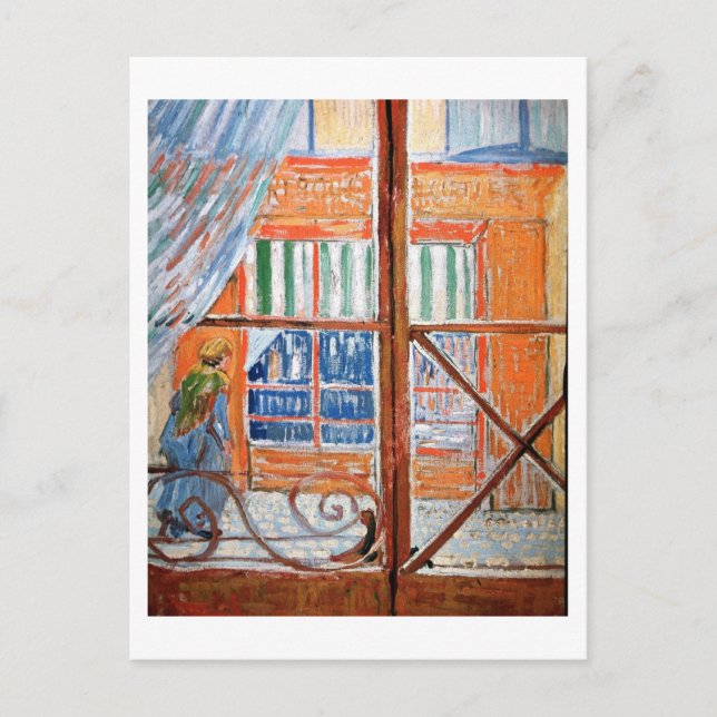 Carte Postale La boutique de boucherie de Window Van Gogh Fine A (Devant)