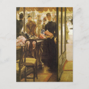 Carte Postale La Boutique de James Tissot, Art Victorien