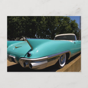 Carte Postale La Cadillac décapotable verte d'Elvis Presley à