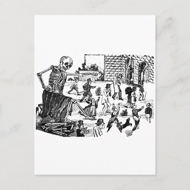 Carte Postale La Calavera générale du cimetière (Devant)