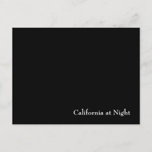 Carte Postale La Californie à la nuit