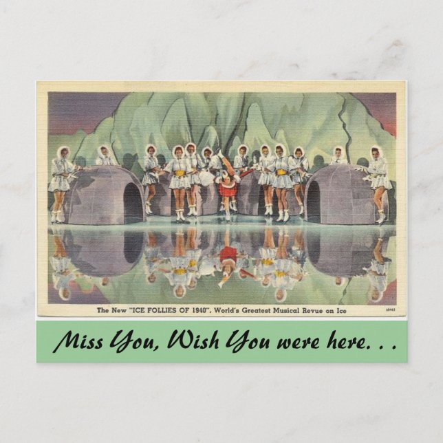 Carte Postale La Californie, La folie glaciaire de 1940 (Devant)