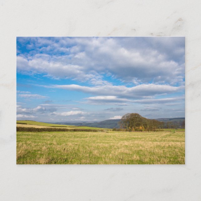 Carte Postale La campagne de Keighley (Devant)