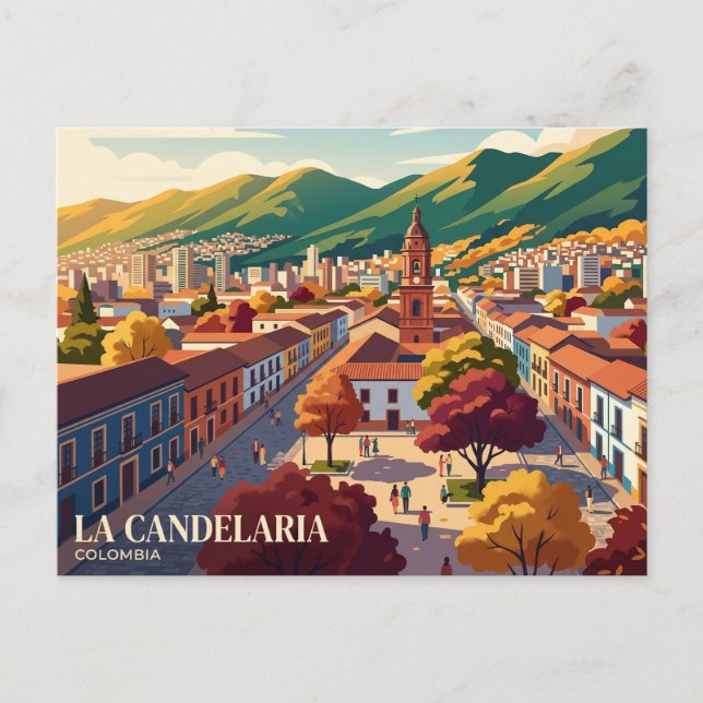 Carte Postale La Candelaria Colombie (Devant)