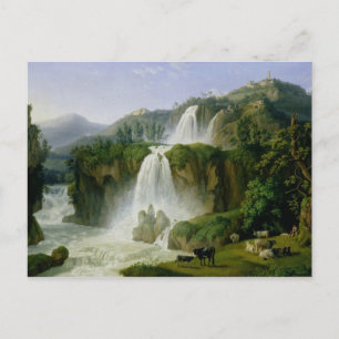 Carte Postale La cascade à Tivoli, 1785