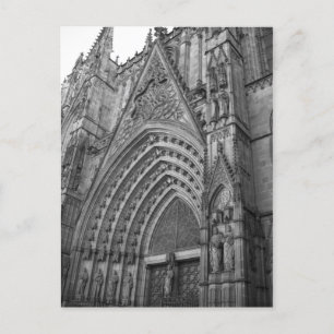 Carte postale La Catedral (Barcelone, Espagne)
