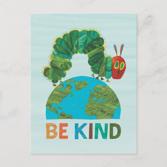 Carte Postale La Caterpillar Très Affamée (Devant)