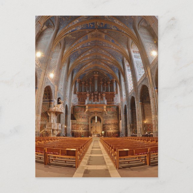 Carte Postale La cathédrale d'Albi Nave (Devant)