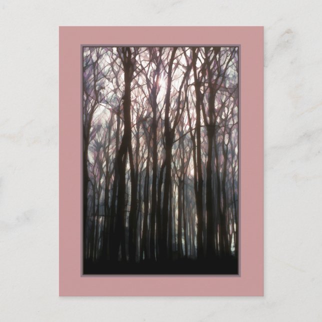 Carte Postale La Cathédrale de la Forêt Inspirante Photo (Devant)