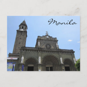 Carte Postale la cathédrale de manila