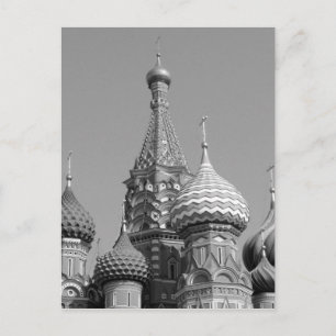 Carte Postale La cathédrale du B&W Saint Basil