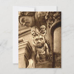 Carte Postale La cathédrale gothique Imp 1912 Vintage