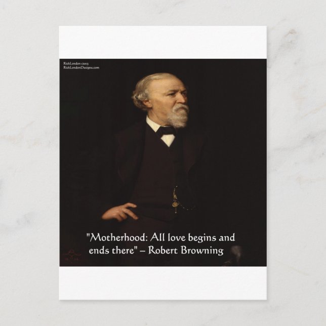 Carte Postale La célèbre citation sur la maternité de Robert Bro (Devant)
