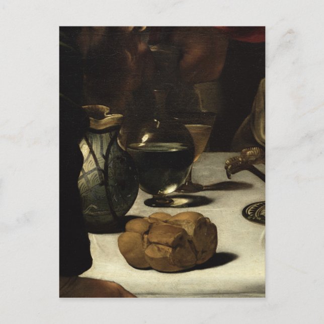 Carte Postale La Cène à Emmaüs, 1601 (Devant)