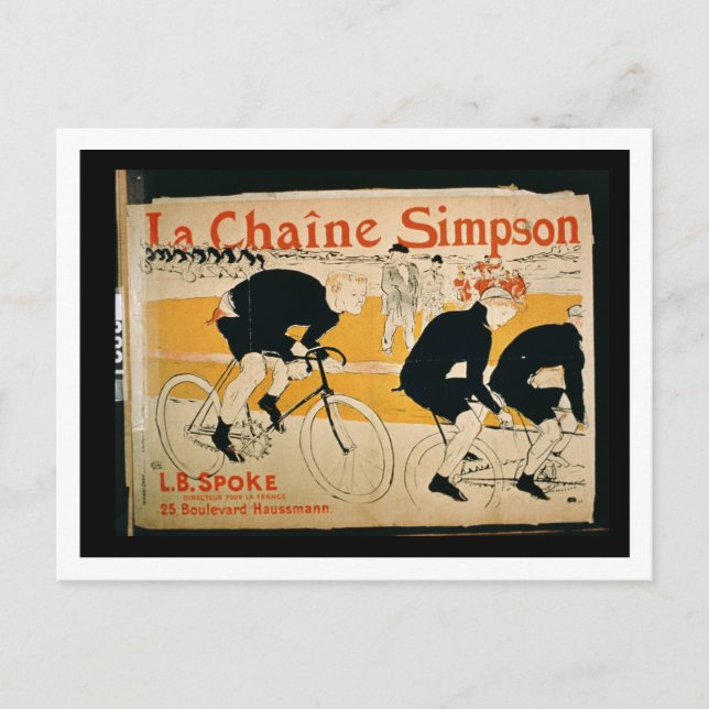 Carte Postale "La Chaîne Simpson", Paris (litho couleur) (Devant)