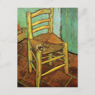 Carte Postale La chaise de Vincent avec son tuyau par Vincent va